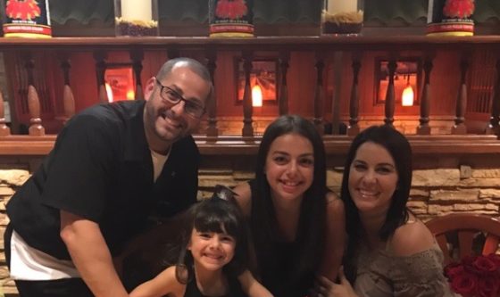 Roberto and his family at Nino's