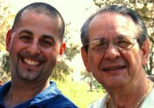 Nino with his son, current Nino's owner, Roberto Tribunella